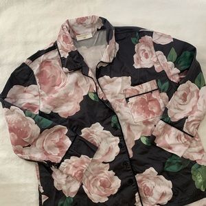 Emily & Meritt Bed of Roses pajama set PBteen